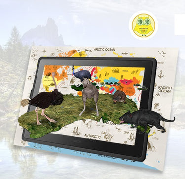 augmented reality world map
